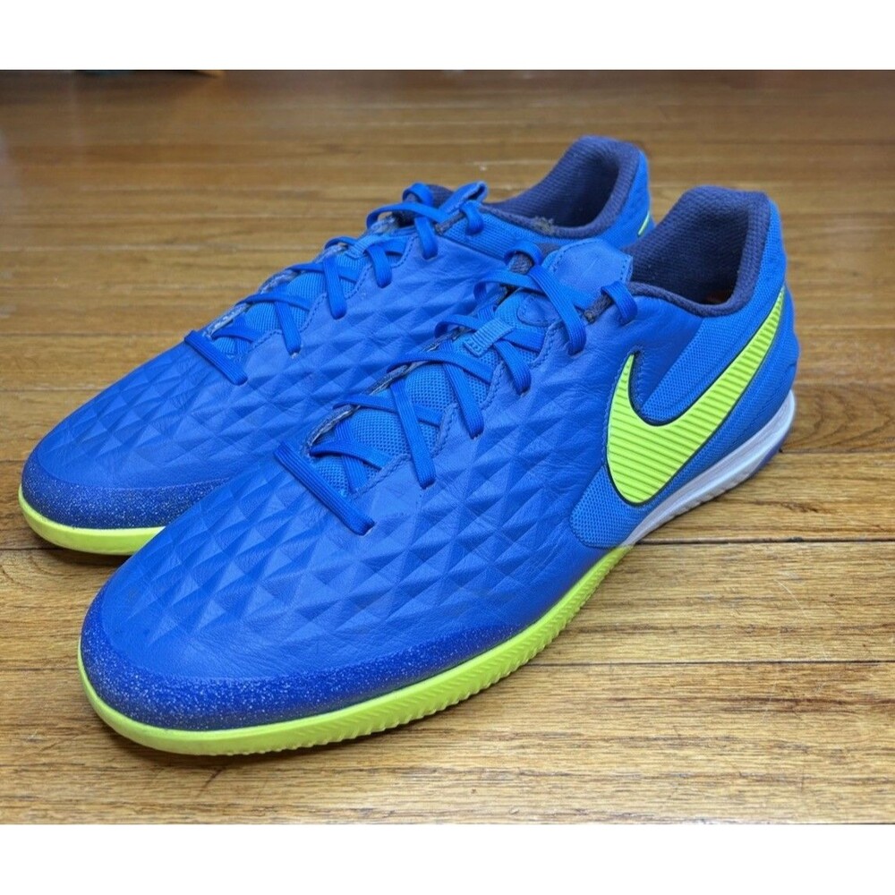 Nike React Tiempo Legend 8 Pro IC Soar Volt Indoor Soccer Shoes Men's Size 12.5